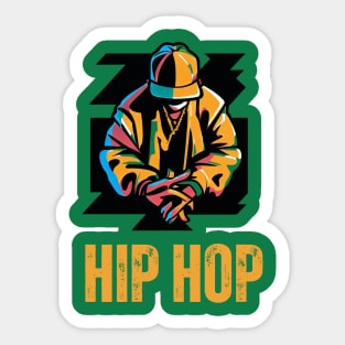 Hip Hop Geometric Sticker